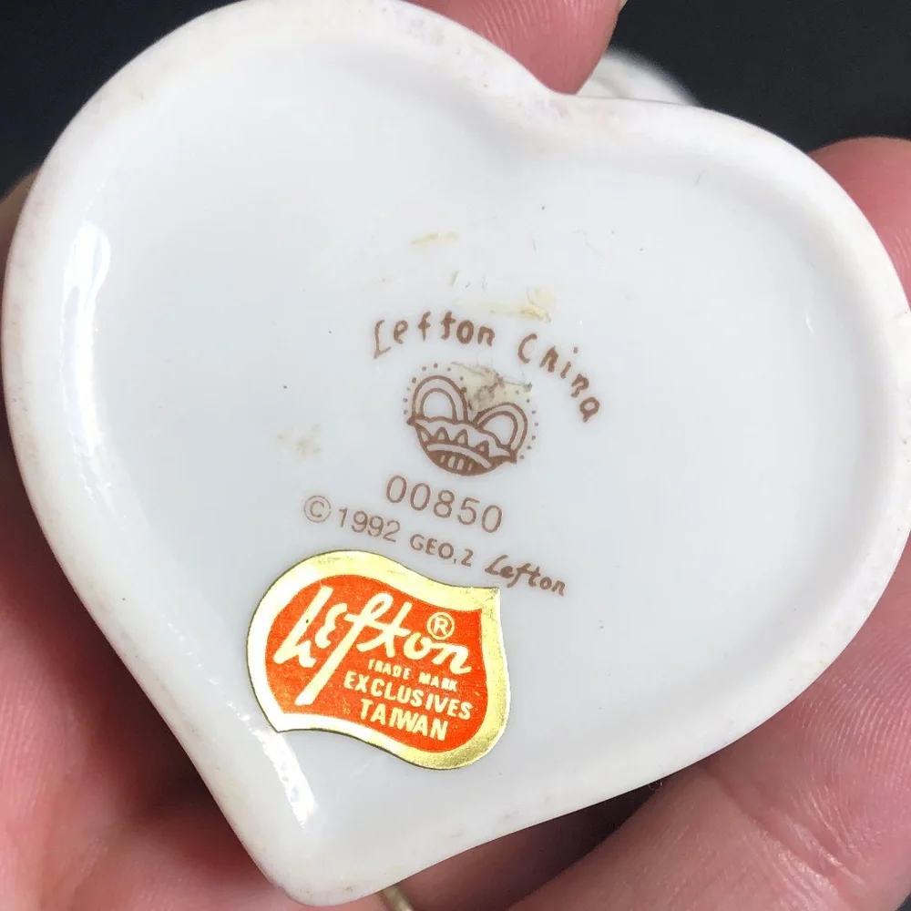 Vintage Lefton Irish girl Trinket boxes‎